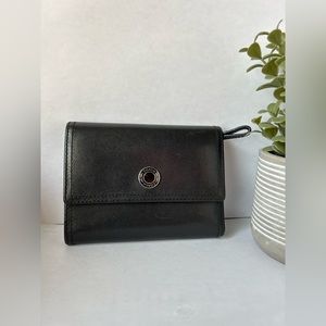 Black Genuine Leather Coach Wallet